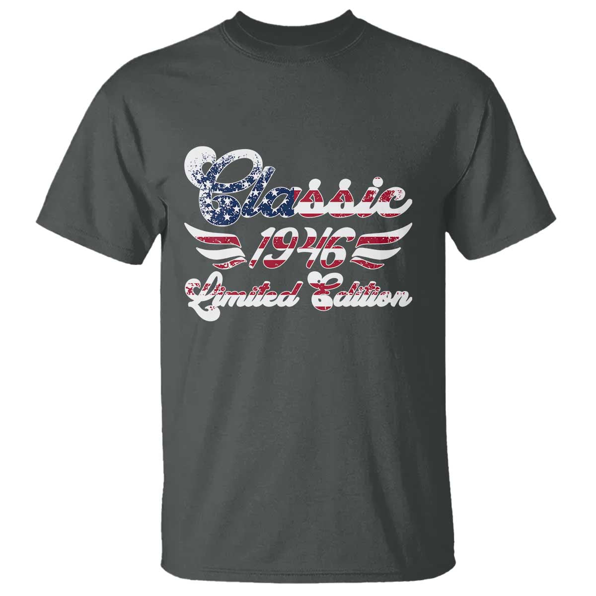 80th Birthday 1946 Limited Edition Classic Pony Car Inspo T Shirt