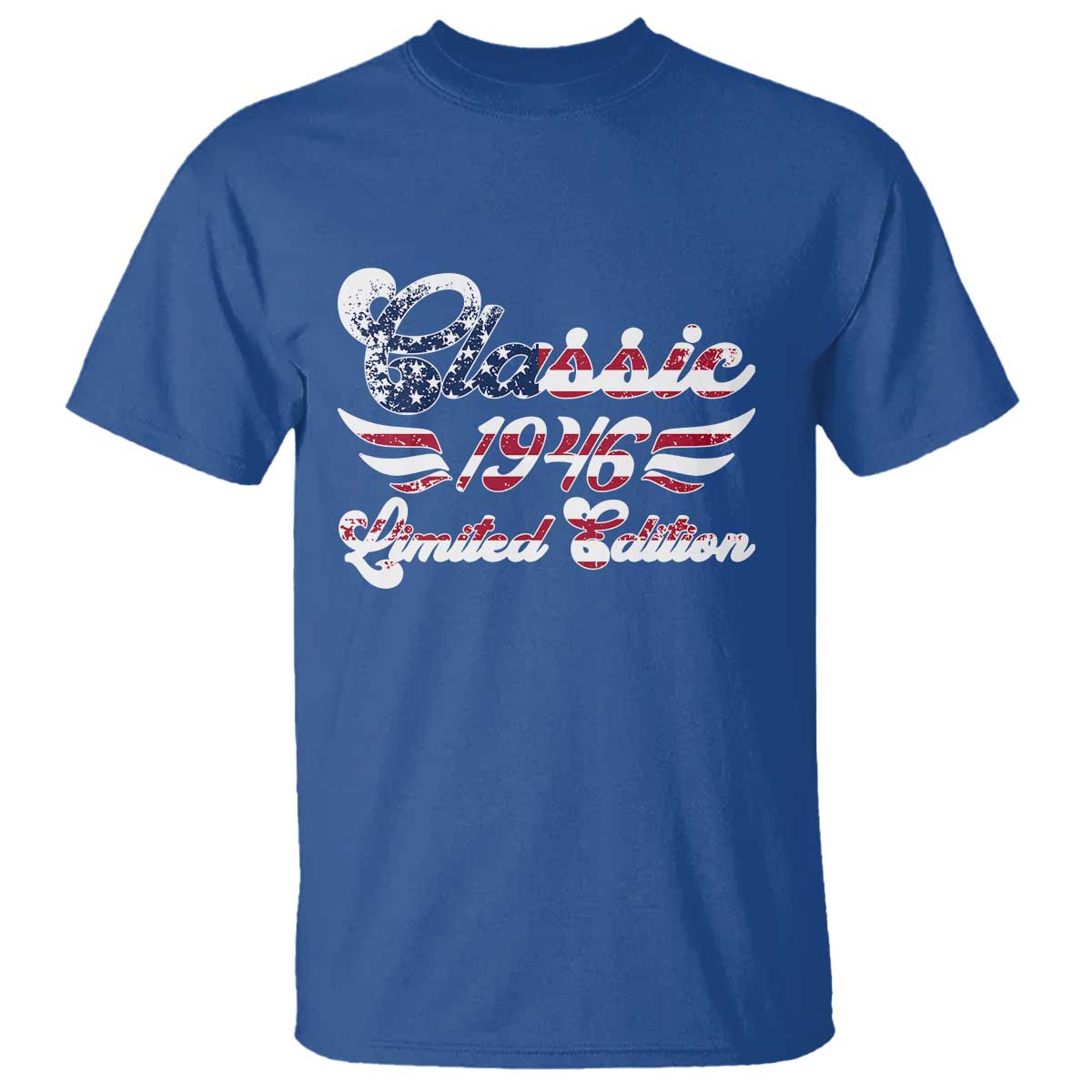 80th Birthday 1946 Limited Edition Classic Pony Car Inspo T Shirt