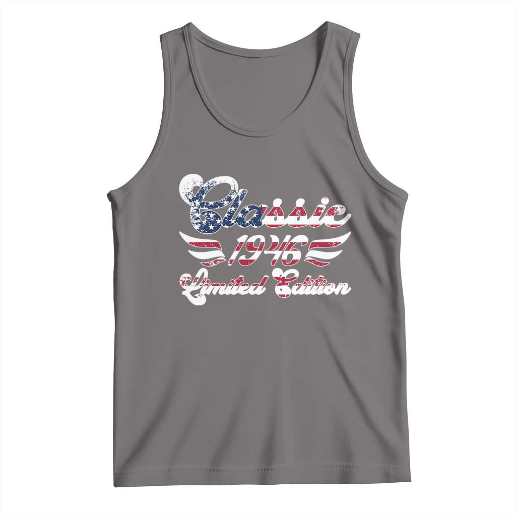 80th Birthday 1946 Limited Edition Classic Pony Car Inspo Tank Top