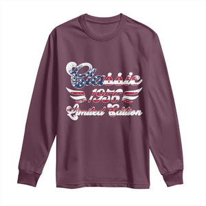 70th Birthday 1956 Limited Edition Classic Pony Car Inspo Long Sleeve Shirt