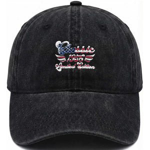70th Birthday 1956 Limited Edition Classic Pony Car Inspo Washed Cotton Baseball Cap