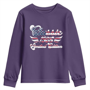 70th Birthday 1956 Limited Edition Classic Pony Car Inspo Youth Sweatshirt