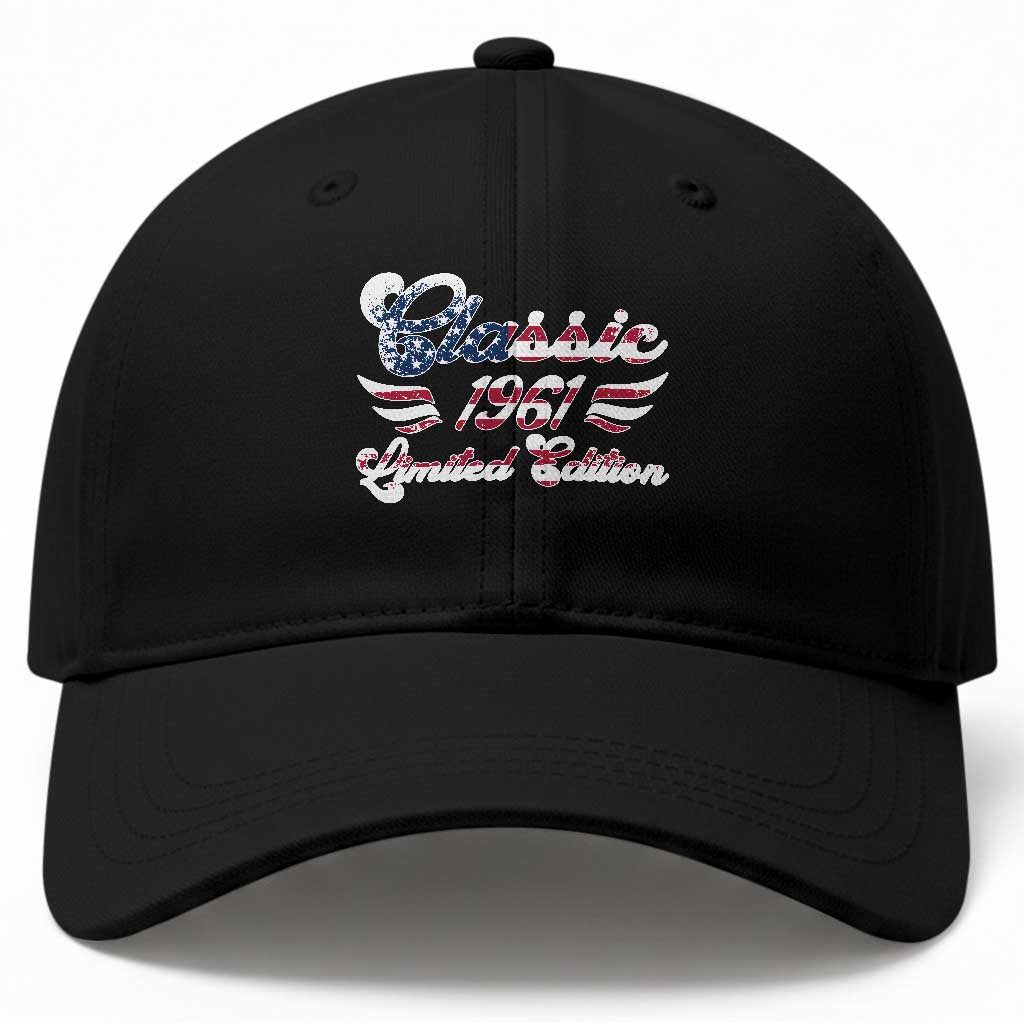65th Birthday 1961 Limited Edition Classic Pony Car Inspo Baseball Cap