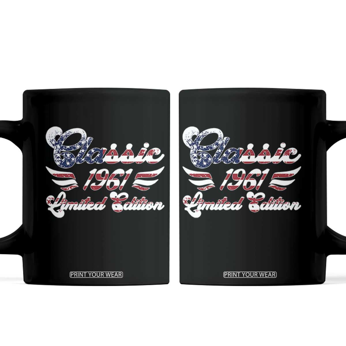65th Birthday 1961 Limited Edition Classic Pony Car Inspo Coffee Mug