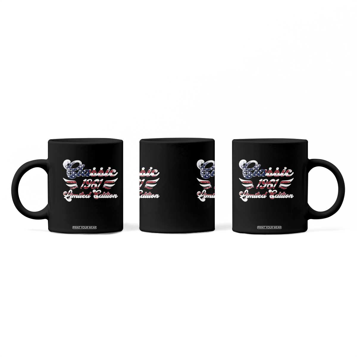 65th Birthday 1961 Limited Edition Classic Pony Car Inspo Coffee Mug