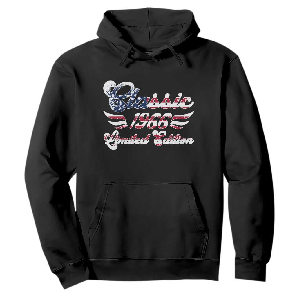 60th Birthday 1966 Limited Edition Classic Pony Car Inspo Hoodie
