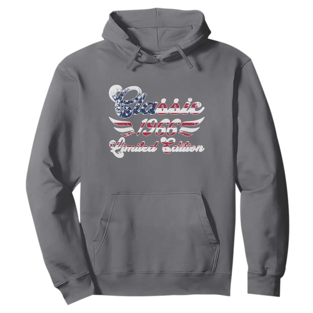60th Birthday 1966 Limited Edition Classic Pony Car Inspo Hoodie