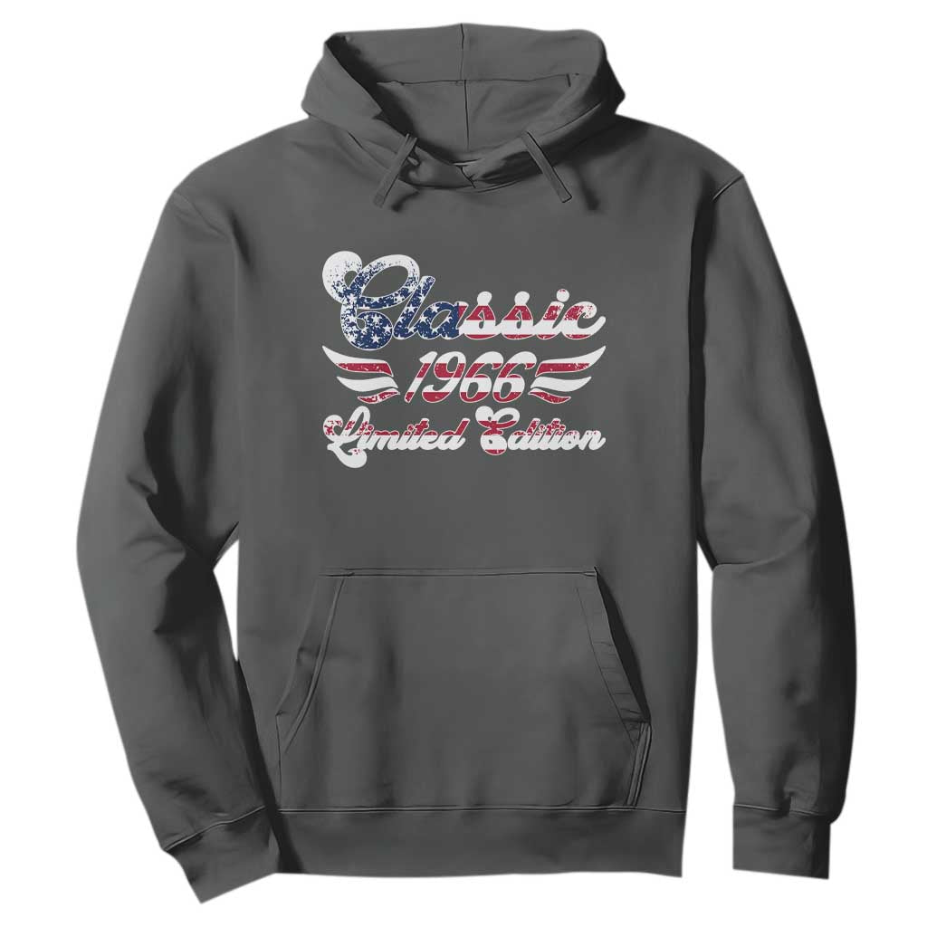 60th Birthday 1966 Limited Edition Classic Pony Car Inspo Hoodie