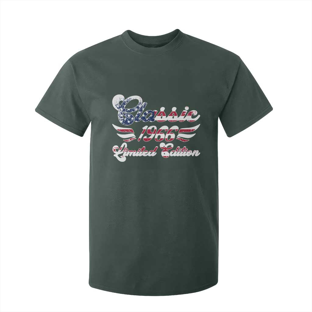 60th Birthday 1966 Limited Edition Classic Pony Car Inspo T Shirt For Kid