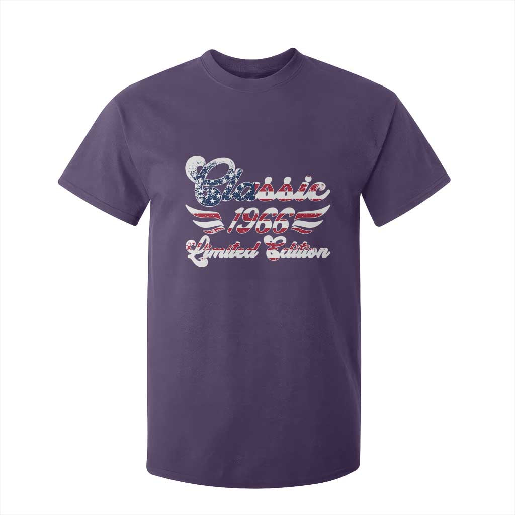 60th Birthday 1966 Limited Edition Classic Pony Car Inspo T Shirt For Kid