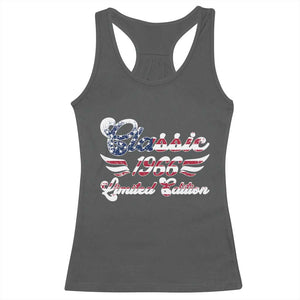 60th Birthday 1966 Limited Edition Classic Pony Car Inspo Racerback Tank Top