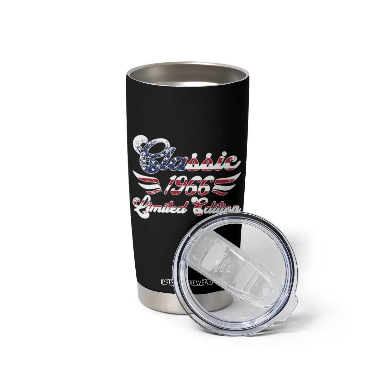 60th Birthday 1966 Limited Edition Classic Pony Car Inspo Tumbler Cup