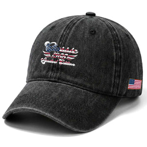 60th Birthday 1966 Limited Edition Classic Pony Car Inspo Washed Cotton Baseball Cap