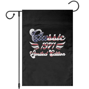 55th Birthday 1971 Limited Edition Classic Pony Car Inspo Garden Flag
