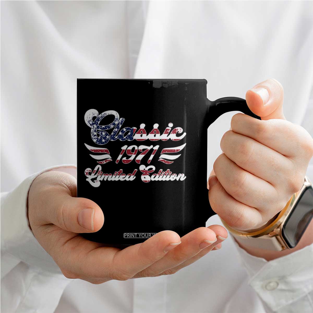 55th Birthday 1971 Limited Edition Classic Pony Car Inspo Coffee Mug