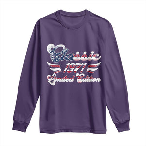 55th Birthday 1971 Limited Edition Classic Pony Car Inspo Long Sleeve Shirt