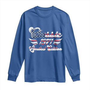 55th Birthday 1971 Limited Edition Classic Pony Car Inspo Long Sleeve Shirt