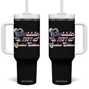 55th Birthday 1971 Limited Edition Classic Pony Car Inspo Tumbler With Handle