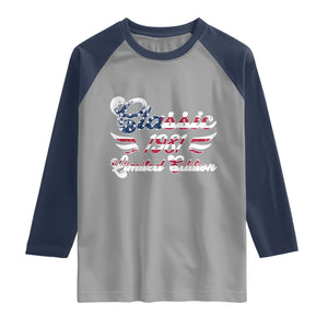 45th Birthday 1981 Limited Edition Classic Pony Car Inspo Raglan Shirt
