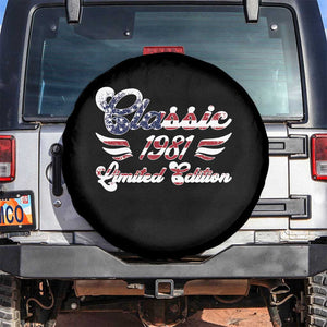 45th Birthday 1981 Limited Edition Classic Pony Car Inspo Spare Tire Cover