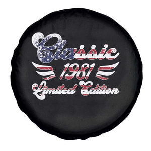 45th Birthday 1981 Limited Edition Classic Pony Car Inspo Spare Tire Cover