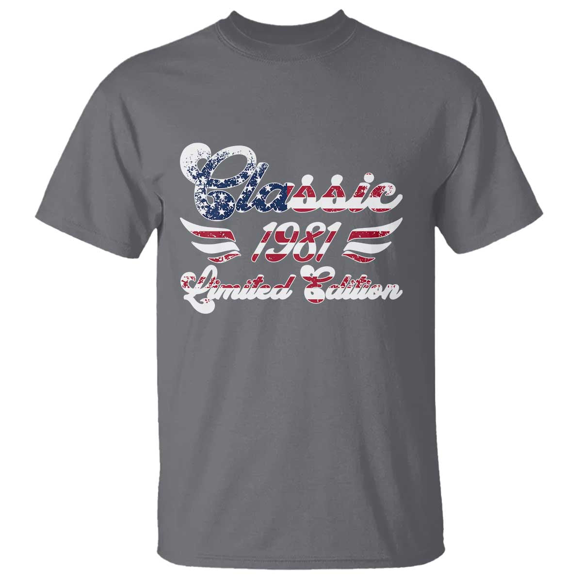 45th Birthday 1981 Limited Edition Classic Pony Car Inspo T Shirt