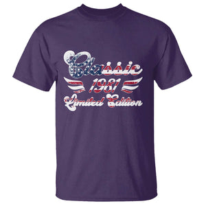 45th Birthday 1981 Limited Edition Classic Pony Car Inspo T Shirt