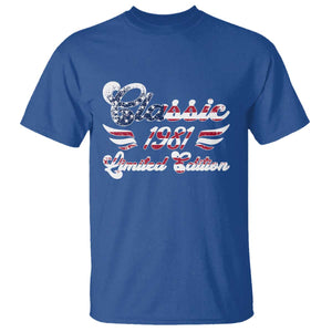 45th Birthday 1981 Limited Edition Classic Pony Car Inspo T Shirt
