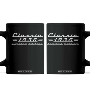 90th Birthday 1936 Limited Edition Classic Car Coffee Mug