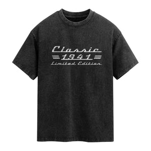 85th Birthday 1941 Limited Edition Classic Car Washed Cotton T-Shirt