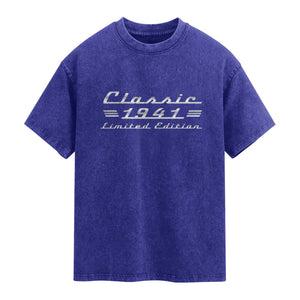 85th Birthday 1941 Limited Edition Classic Car Washed Cotton T-Shirt