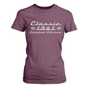 85th Birthday 1941 Limited Edition Classic Car T Shirt For Women