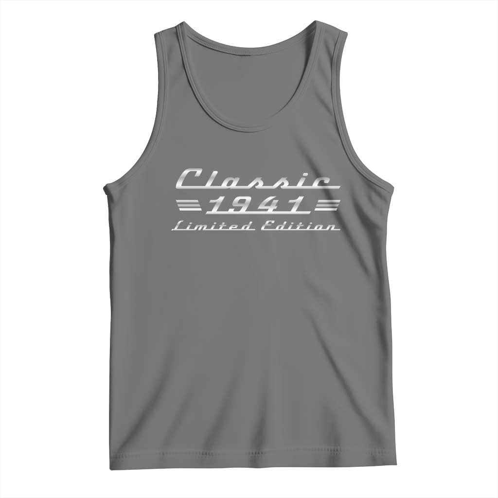 85th Birthday 1941 Limited Edition Classic Car Tank Top