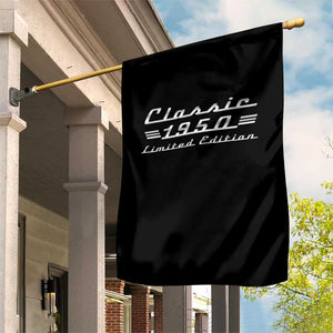 76th Birthday 1950 Limited Edition Classic Car Garden Flag