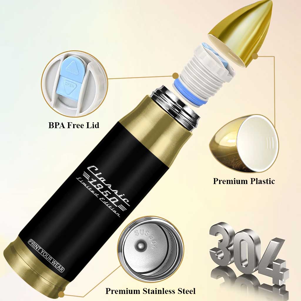 76th Birthday 1950 Limited Edition Classic Car Bullet Tumbler