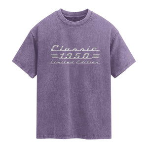 76th Birthday 1950 Limited Edition Classic Car Washed Cotton T-Shirt