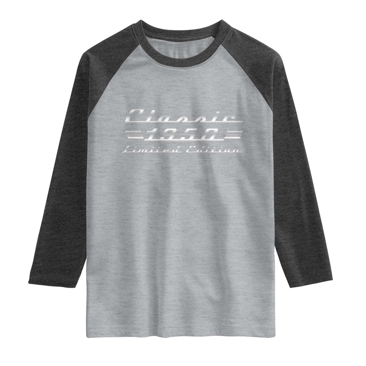 76th Birthday 1950 Limited Edition Classic Car Raglan Shirt