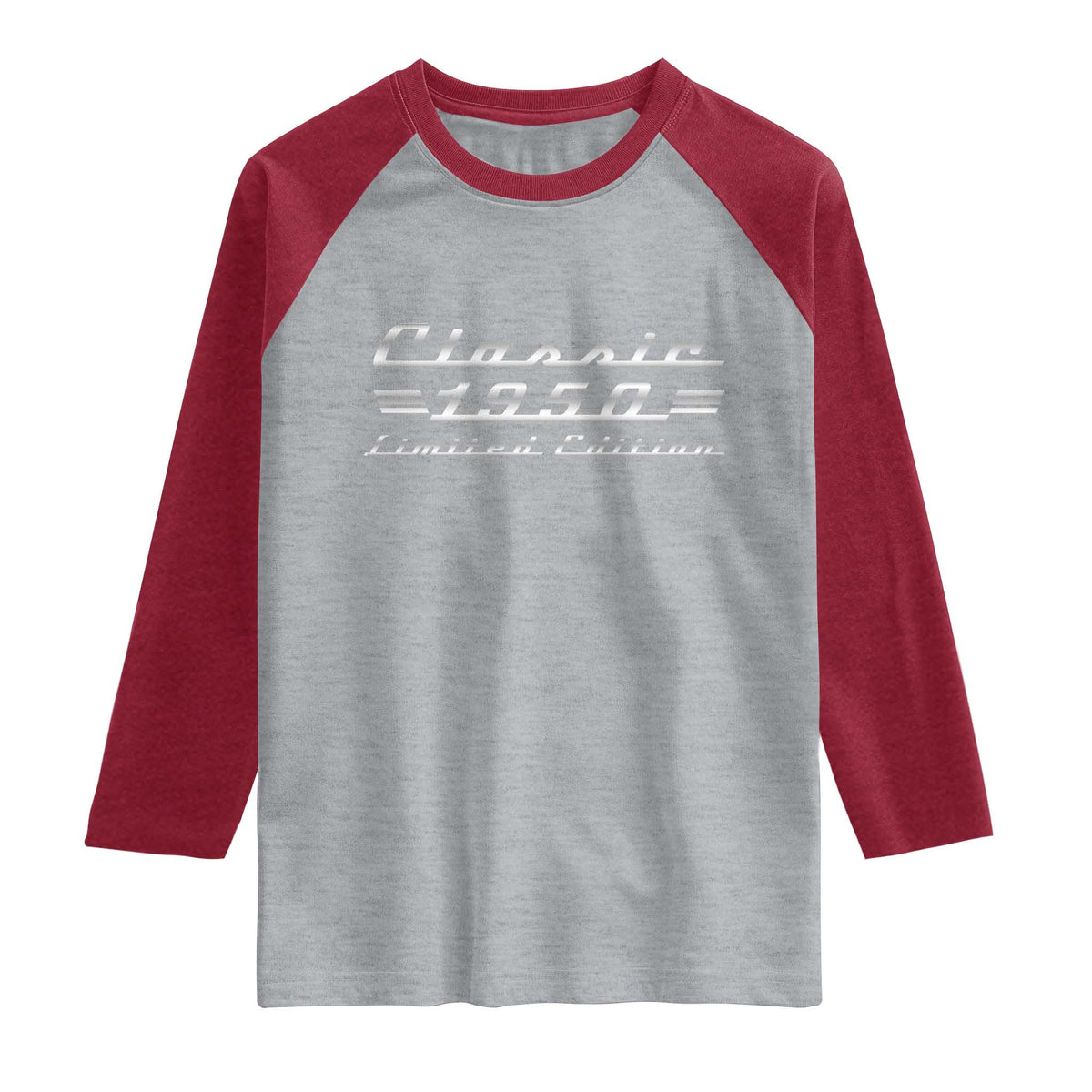 76th Birthday 1950 Limited Edition Classic Car Raglan Shirt
