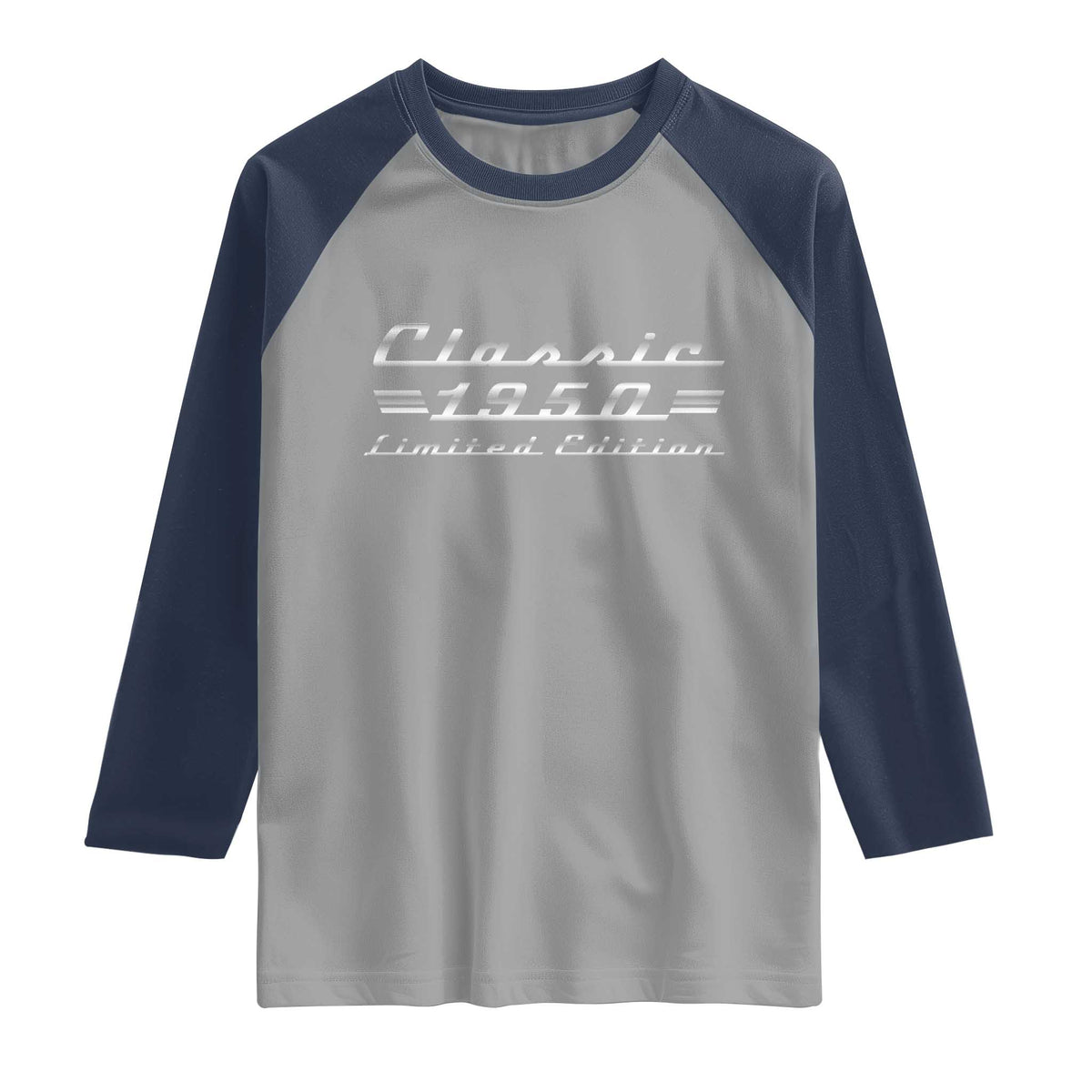 76th Birthday 1950 Limited Edition Classic Car Raglan Shirt