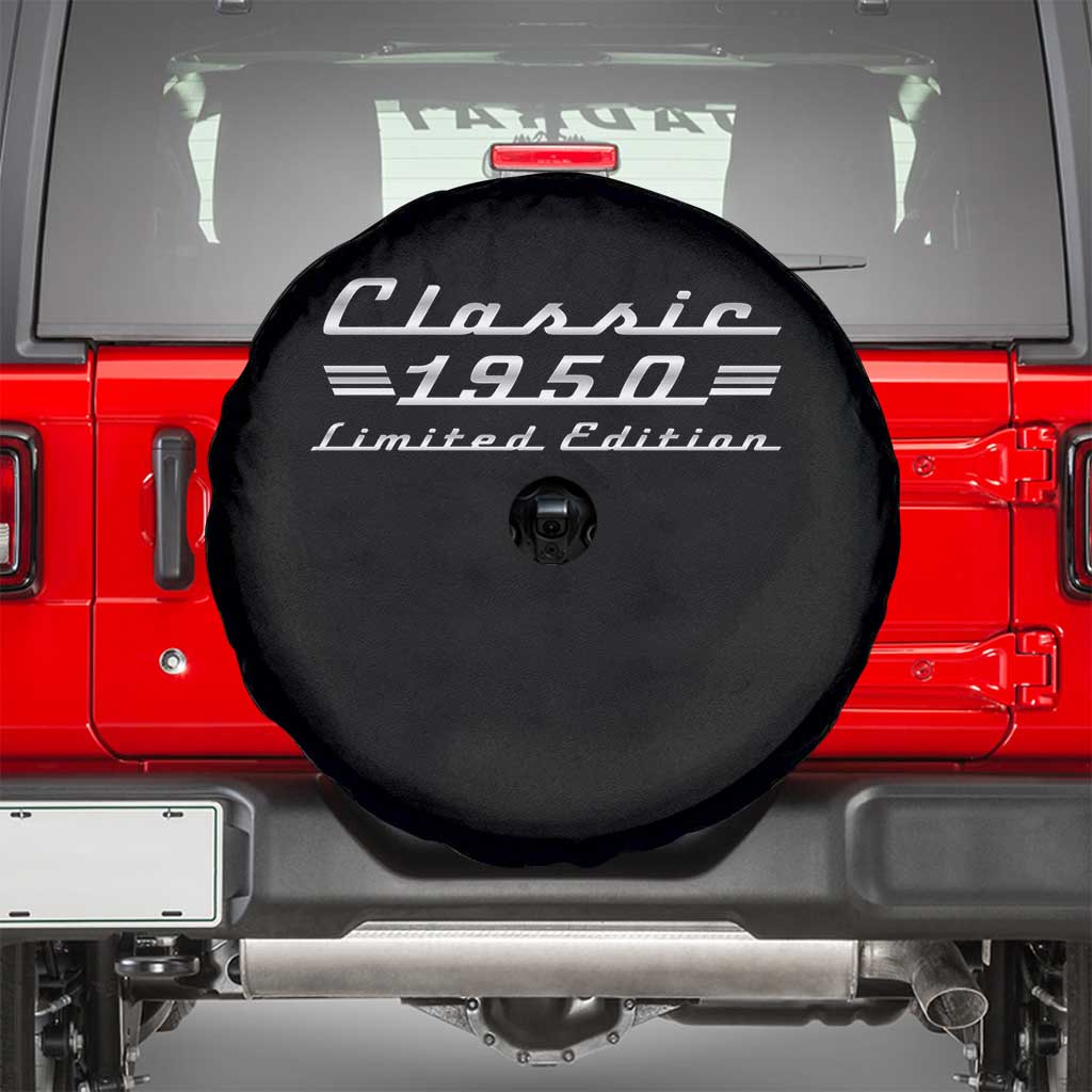 76th Birthday 1950 Limited Edition Classic Car Spare Tire Cover