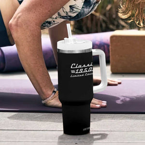 76th Birthday 1950 Limited Edition Classic Car Tumbler With Handle