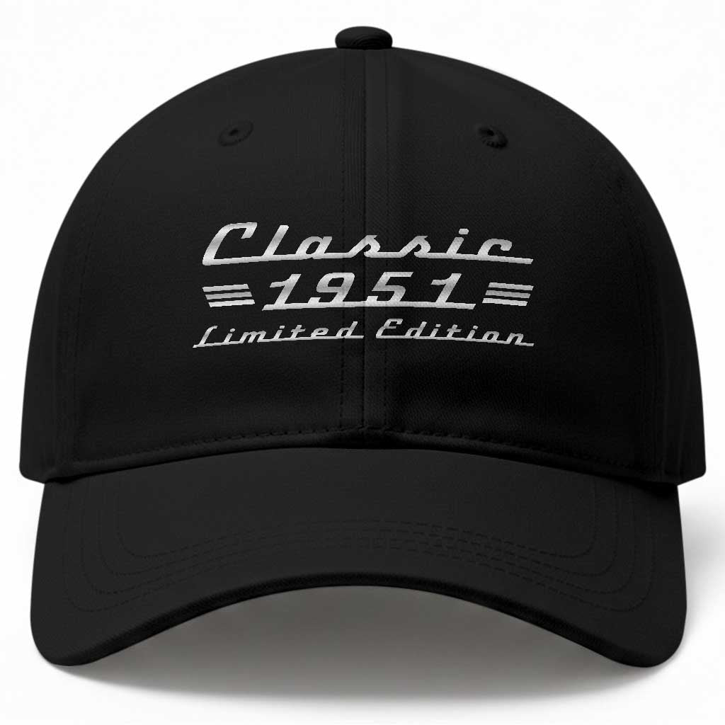 75th Birthday 1951 Limited Edition Classic Car Baseball Cap