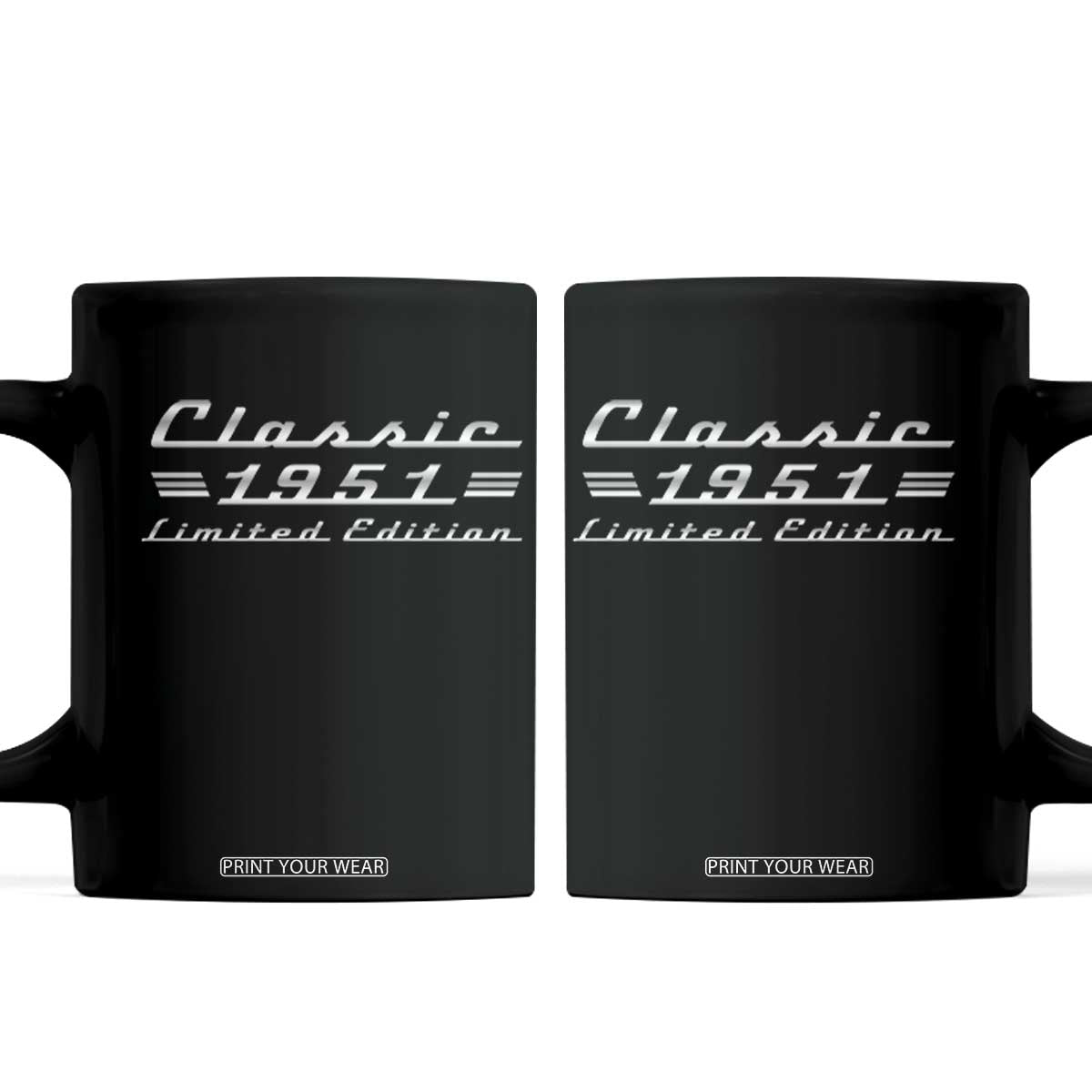 75th Birthday 1951 Limited Edition Classic Car Coffee Mug