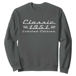75th Birthday 1951 Limited Edition Classic Car Sweatshirt