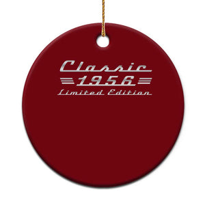 70th Birthday 1956 Limited Edition Classic Car Ceramic Ornament