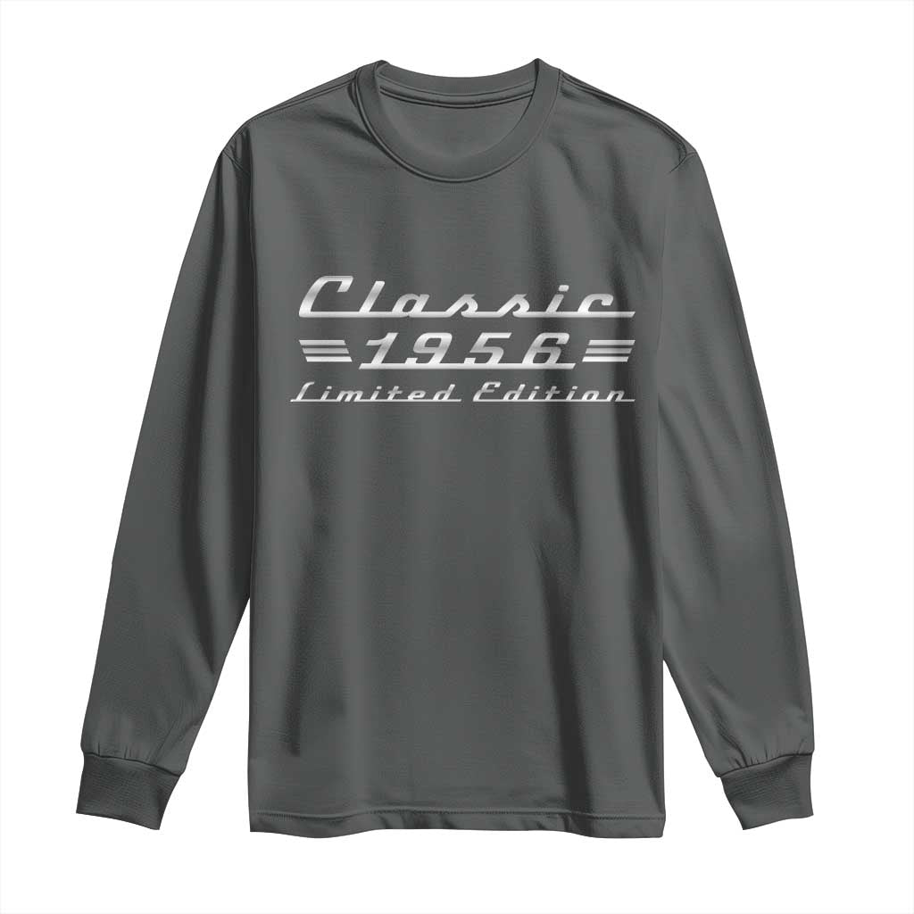 70th Birthday 1956 Limited Edition Classic Car Long Sleeve Shirt