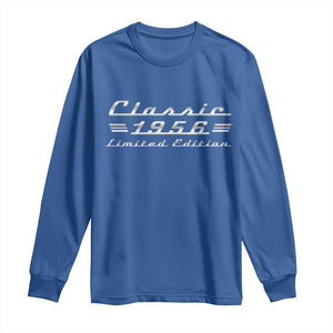 70th Birthday 1956 Limited Edition Classic Car Long Sleeve Shirt