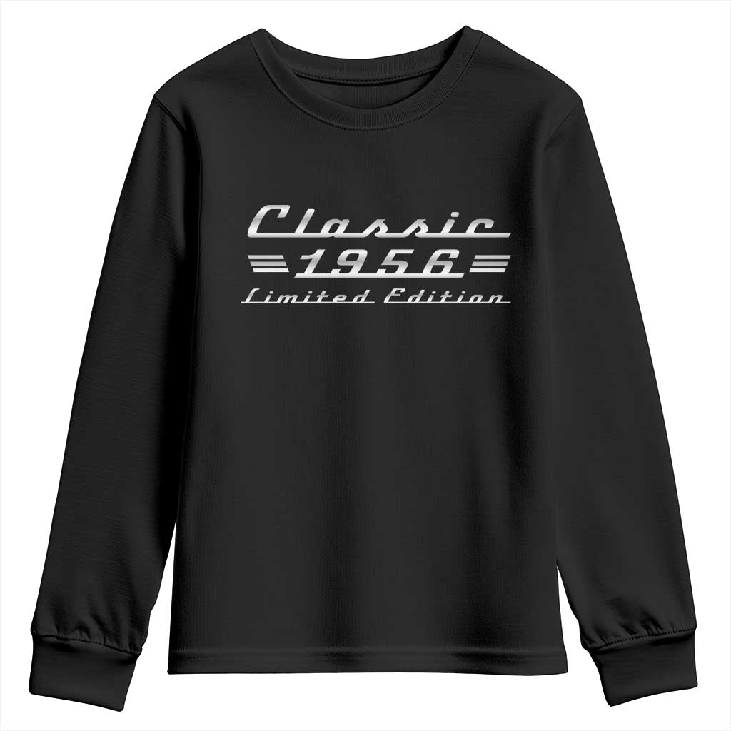 70th Birthday 1956 Limited Edition Classic Car Youth Sweatshirt