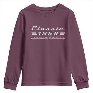 70th Birthday 1956 Limited Edition Classic Car Youth Sweatshirt