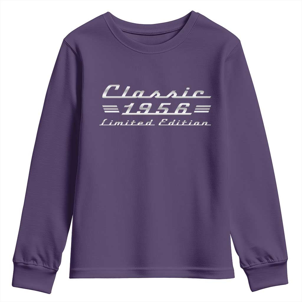 70th Birthday 1956 Limited Edition Classic Car Youth Sweatshirt